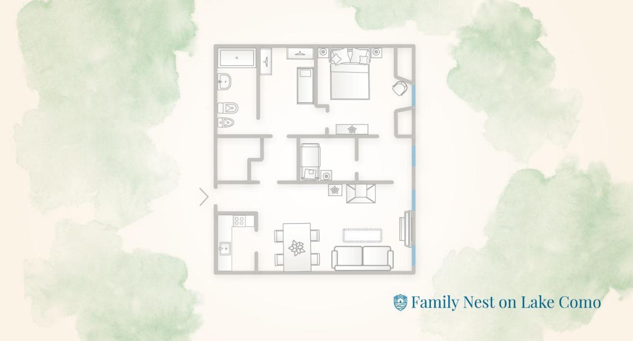 Family Nest Overlooking Lake Como - By Rent All Como Argegno Dış mekan fotoğraf